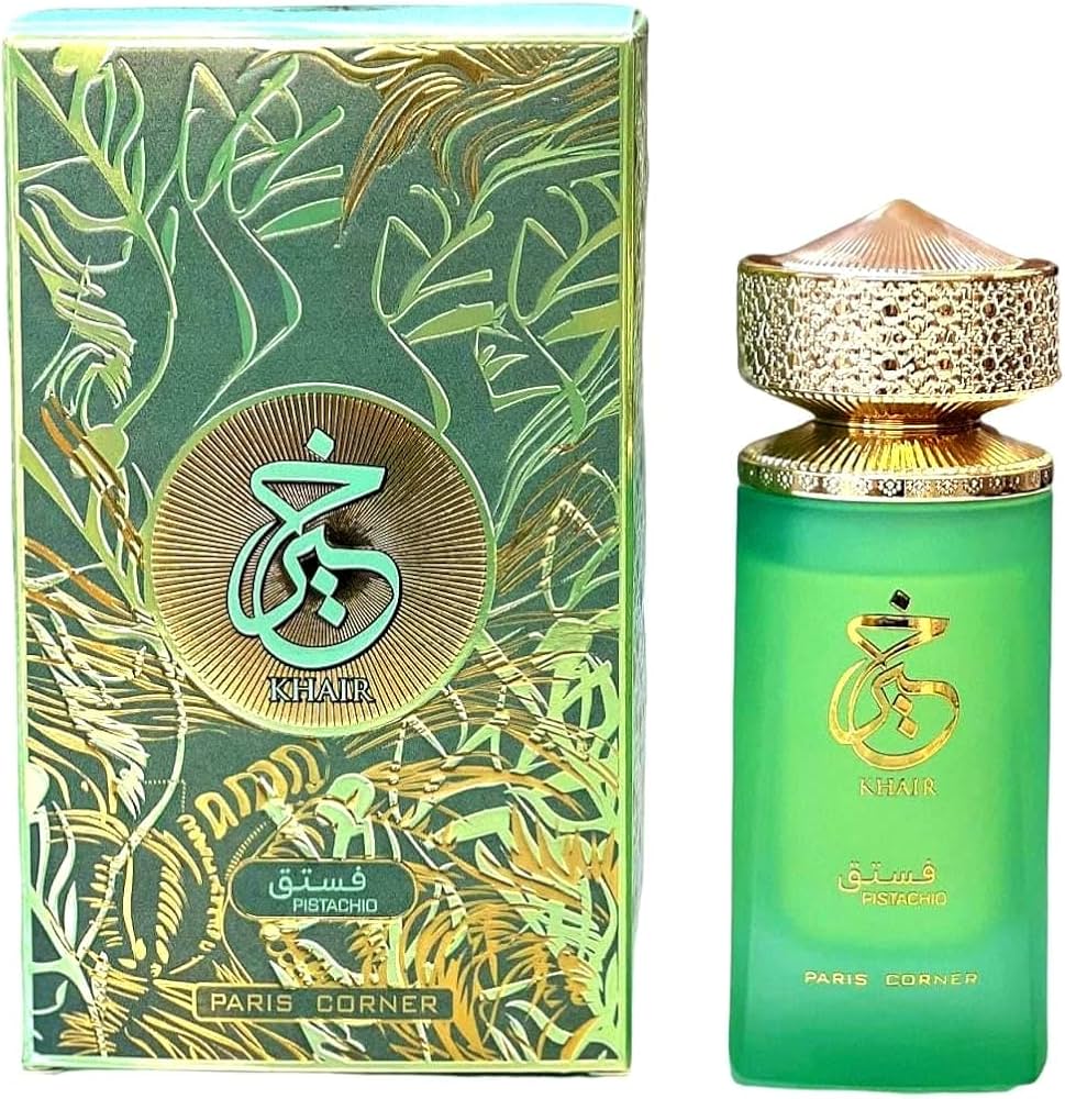 香水(女性用) KHAIR Pistachio Paris Corner 100ml Khair Pistachio Eau De Parfum by Paris Corner 100ml 3.4 FL
